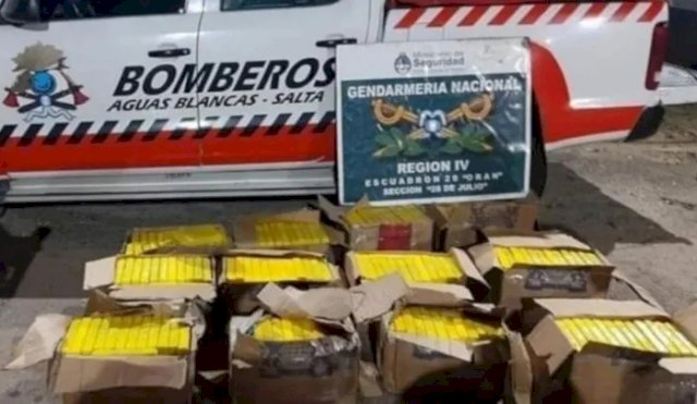 Llevaban casi 300 kilos de cocaína en una camioneta de los bomberos